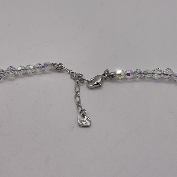 Swarovski Silver Iridescent Crystal Necklace - Picture 4 of 5